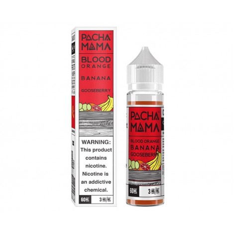 Pacha Mama Ejuice Blood Orange Banana Gooseberry