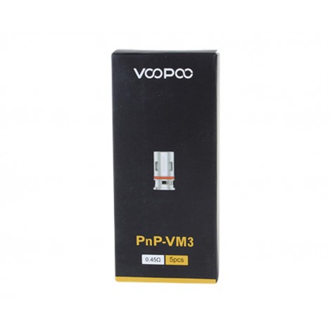 VooPoo PNP-VM3 Mesh 0.45 Replacement Coil 5 Pack