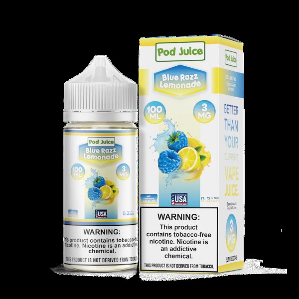 Pod Juice Blue Razz Lemonade