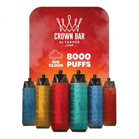 AL FAKHER CROWN BAR 8000 PUFFS DISPOSABLE VAPE