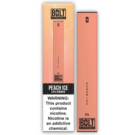 Bolt Disposable Pod System Peach Ice