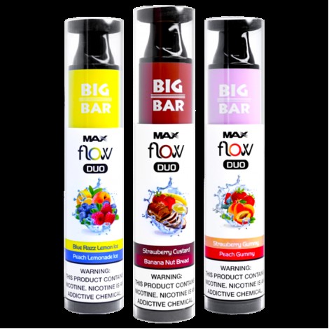 Big Bar, Max Flow Duo, 5% Disposable Device