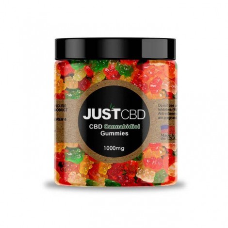 Just CBD, Gummies Bears, 1000mg