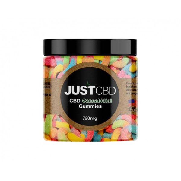 Just CBD, Gummies Sour Worms, ...