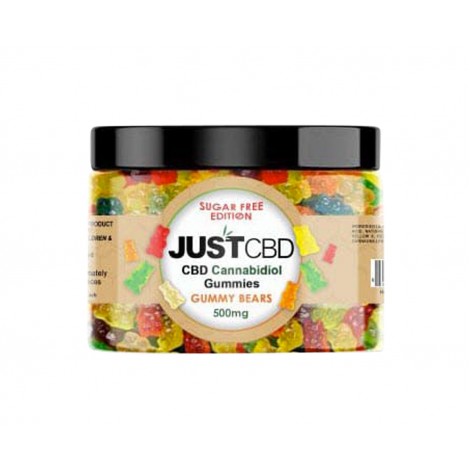 Just CBD, Gummies Sugar Free Bears, 500mg