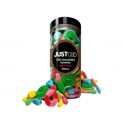 Just CBD, 32oz Gummy Party Pack, 3000mg