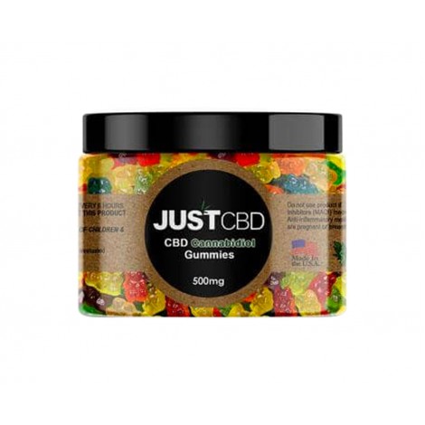 Just CBD, Gummies Sour Bears, 500mg