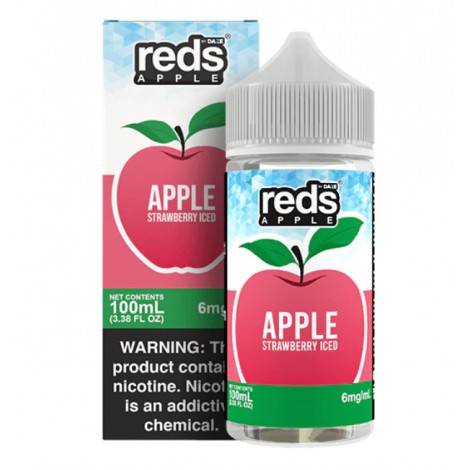 Reds E-juice 100mL Strawberry Iced