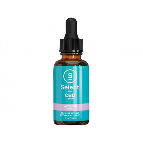 Select CBD Drops, Lavender 30ml, 1000mg