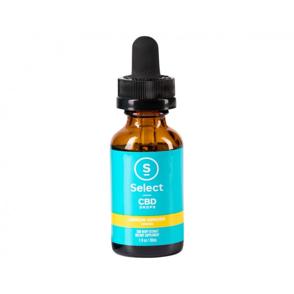 Select CBD Drops, Lemon Ginger ...