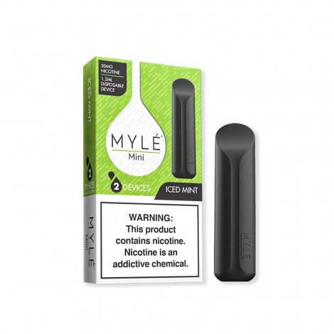 MYLE Mini Iced Mint Disposable 2 pack