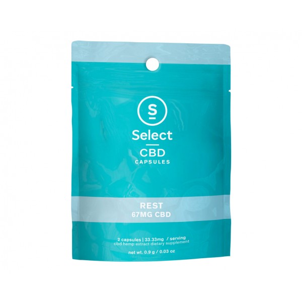 Select CBD 2-Pack Capsules, Rest, ...