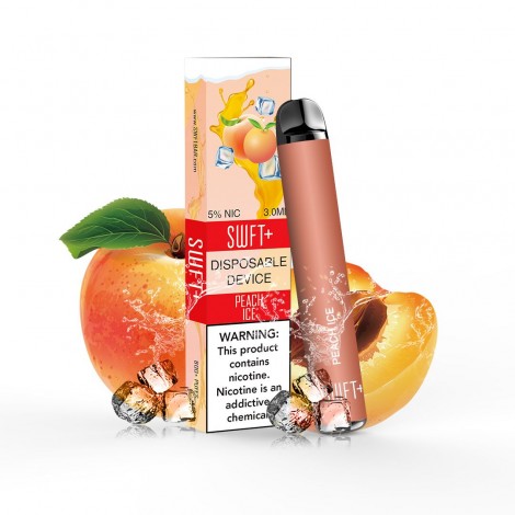 SWFT Plus + Bar 5% Disposable Device,  Peach Ice