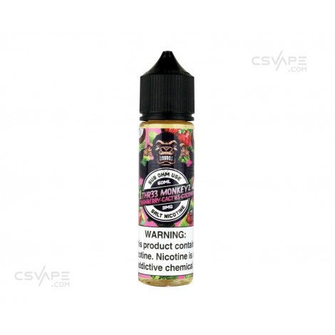 Thr33 Monkeyz sub ohm salts Strawberry Cactus Coconut