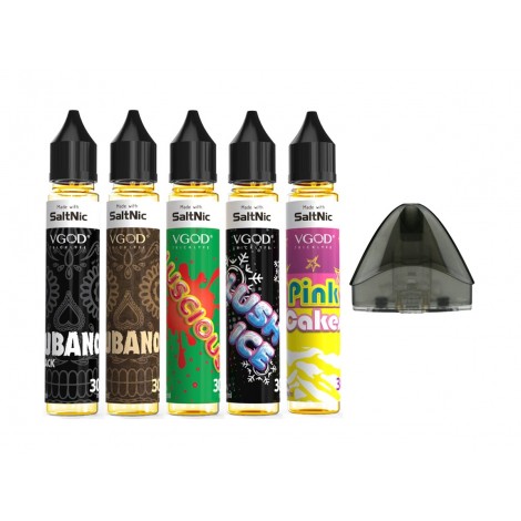 Suroin Drop Pod and SaltNic E-Liquid Combo